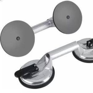 Chupa par vidrio en aluminio de dos ventosas